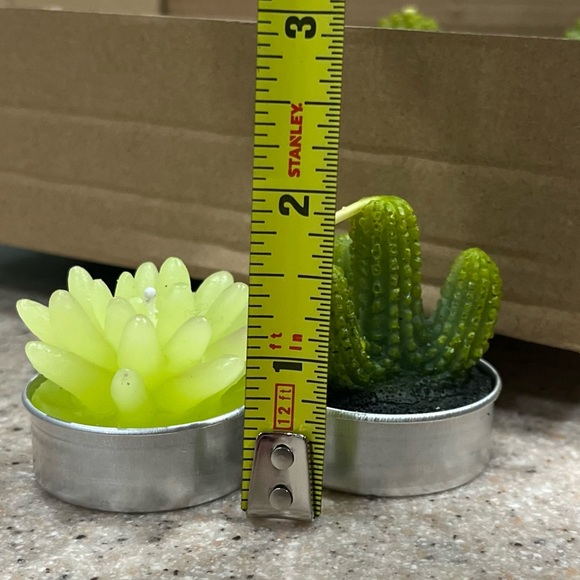Miniature Candles 🌵 Set of 7 Miniature Succulent Candles - Picture 4 of 5